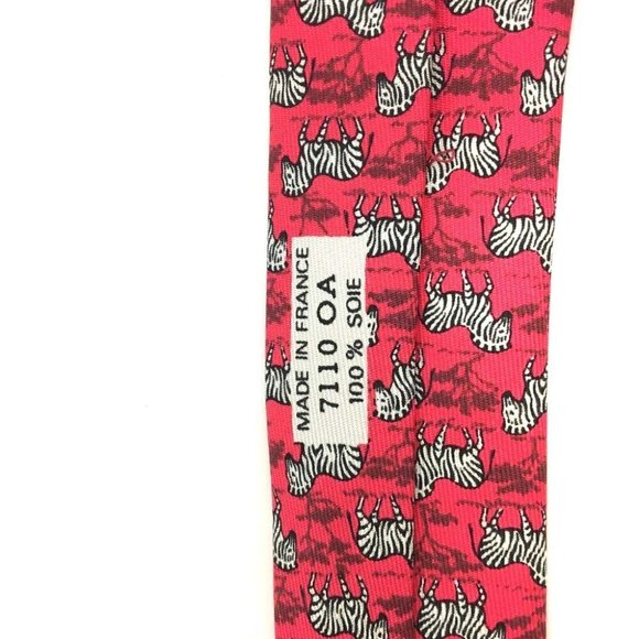 395074C V Hermes Tie Horse Pattern Silk - Picture 8 of 9